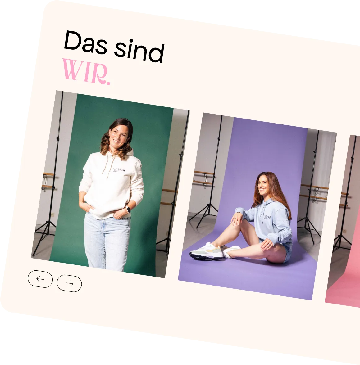 Das sind wir
